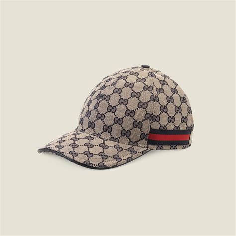 gucci casquette en toile de coton motif gg|casquette en toile à motif GG .